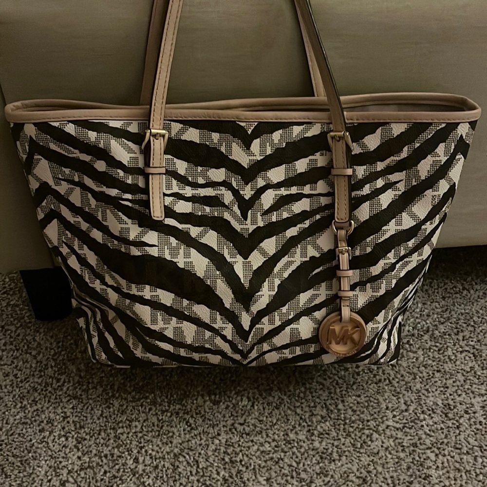 Michael Kors Zebra Print Small Tote